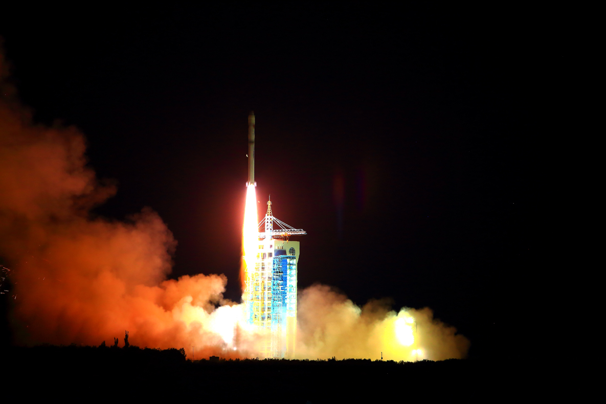 China has announced the world's first quantum experiment satellite from the Jiuquan Satellite Launch Center on August 16..jpg